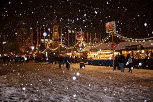 Weihnachtszeit im Schnee